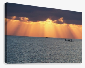 Dramatic Sky With Sun Rays Filtering Down Out Of The #800670