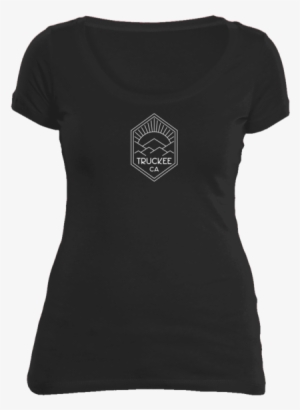 Truckee, California Mountain Sun Rays - Scoop Neck #800869