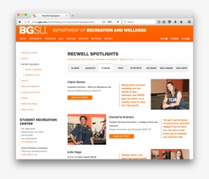 Recwell Spotlight Web Page This Web Page Was Designed - Web Page #801227