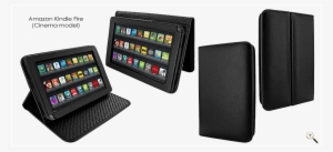 Amazon Kindle Fire - Piel Frama Amazon Kindle Fire Black Cinema Leather #801721