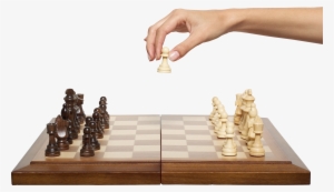 Chess In Hand Png Image - Playing Chess Transparent Background #801969