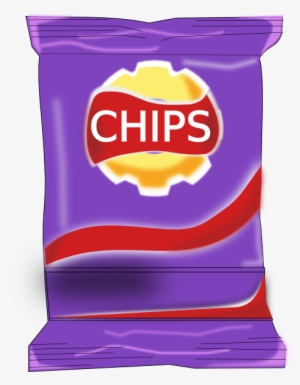 Banner Royalty Free Chips Packet Clip Art At Clker - Bag Of Chips ...