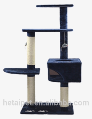 Modern Large Condo Luxury Wooden Banana Leaf Cat Tree - Cat #802583