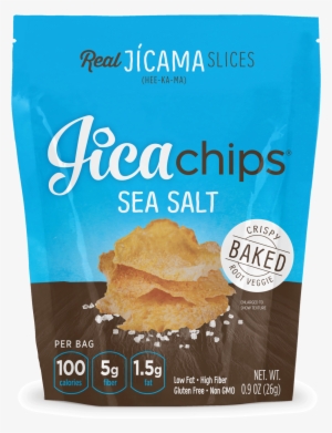 Sea Salt- 8 Pack - Jica Chips - Crispy Jicama Chips Sea Salt - 0.9 Oz. #802762