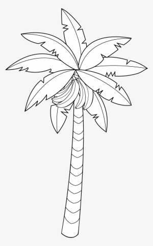 Banana Tree Clipart - Coloring Book #802835