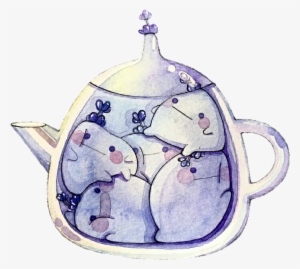 Tea Teakettle Cute Sticker - Tea #803279