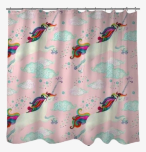 Watercolor Fairy Tale Seamless Pattern With Flying - Patchwork #803909