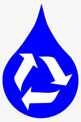 Water, Blue, Recycle, Recycling, Arrows, Rain, Drop - Clip Art Water Recycle #803934