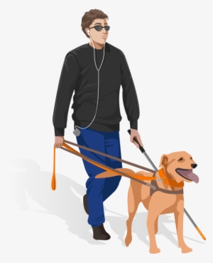 Blinded Man With Dog - Book #804240