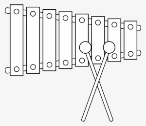 Xylophone Line Art - Xylophone Clipart Black And White #804548 Xylophone Line Art - Xylophone Clipart Black And White #804548