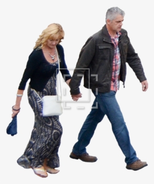 Couple Walking Briskly People Walking Dog Png - Personas Png Caminar #804557