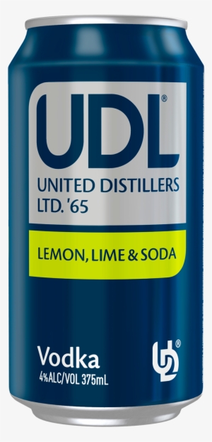 Udl Vodka Lemon Lime & Soda Cans 375ml - Udl Vodka Lemon Lime & Soda Cans #804861