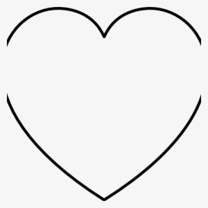 Graphic Library Download Clip Art Free Shape Panda - Big Heart Outline #805697