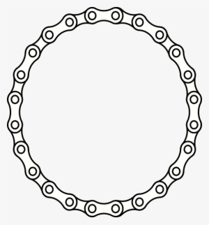 Clip Art Free Library Bicycle Png For - Motorcycle Chain Vector #805911