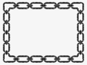 Photo Black Chain Scrapbook Frame Transparent 1600 - Portable Network Graphics #806020