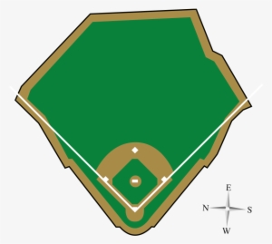 Baseball Diamond Svg - Kauffman Stadium Dimensions #806284