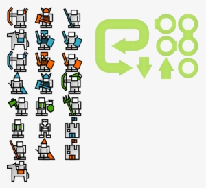 Strategy Game Sprites Clip Art Free Vector - Strategy Game Tileset #806408