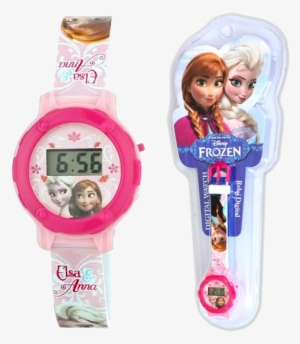 Official Wrist Watch Disney Frozen Anna E Elsa - Frozen #808299