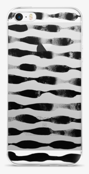 Waves In Black Iphone Case - Iphone #808687