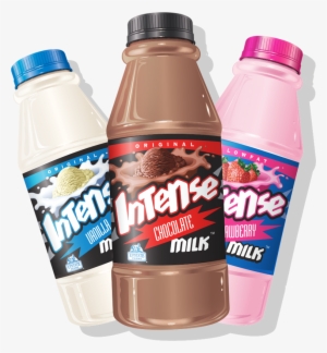 Vanilla, Chocolate, And Strawberry Intense Milk - Vanilla Chocolate Strawberry Milk #808777