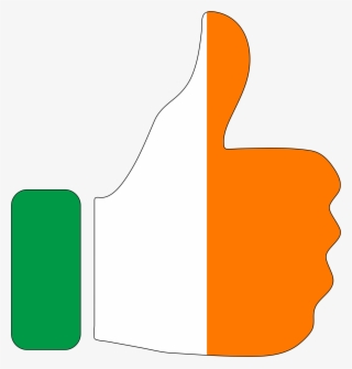 Thumbs Up Ireland Icons Png Free And - Big Orange Thumbs Up #809288