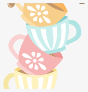 Tea Party Png - Stacked Tea Cups Clipart #809959