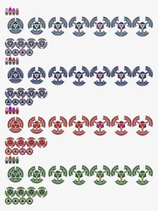 Ships Saucer - Alien Ship Sprite Sheet #8001164