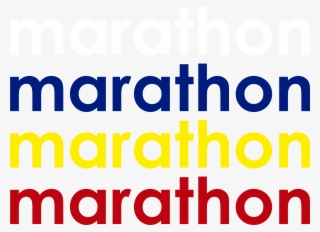 Marathon Logo Png - Graphic Design #8001739