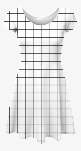 Grid Skater Dress - Pattern #8001815