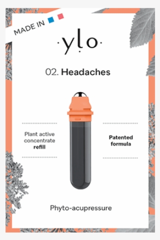Ylo Headache Refill Pack Pen 2 Phyto-acupressure - Tool #8003138