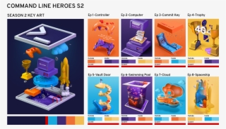 Season Two Of Command Line Heroes Has A More Colorful, - Cartoon #8003463