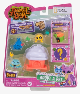 Adopt A Pet Cupcake 5pk - Animal Jam Play Wild Toys #8003815
