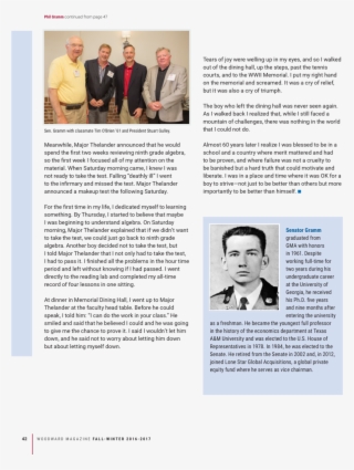 Phil Gramm Continued From Page 47 Tears Of Joy Were - Document #8004285