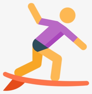 The Icon Is A Picture Of A Man On A Surfboard, To - Cuales Son Los Deportes Acuaticos #8006133
