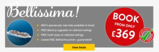 The Best Deals On The Brand New Msc Bellissima In The - Flyer #8006235