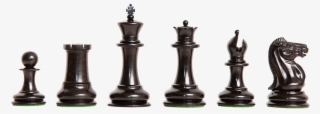Genuine Ebony & Antiqued Boxwood - Staunton Chess Pieces Since 1849 #8006835