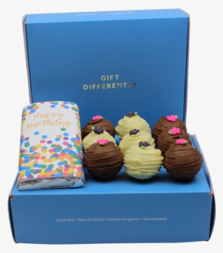 Happy Birthday Gourmet Cake Pop Gift Box - Chocolate #8006837