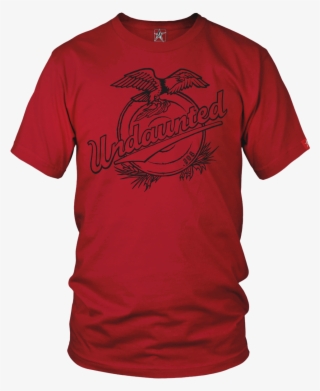 Undaunted American Patriot Red - Running Shirts With Sayings #8007363