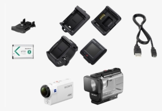 Sony 4k Action Camera Fdr X3000r With Live View Remote - Sony Fdr X3000 Mount #8007525