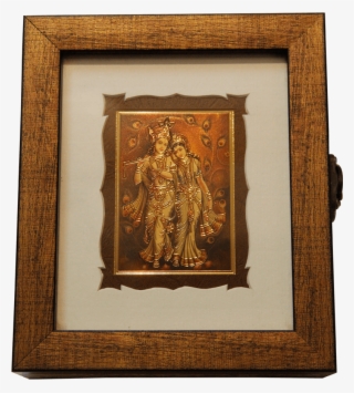 Buy Wooden Jewelery Box Adorned With Radha Krishna - Picture Frame #8008851
