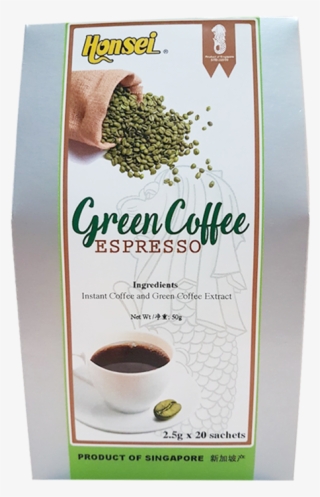 Honsei Green Espresso Coffee Instant Coffee Powder - Roasted Grain Beverage #8008880