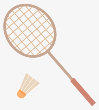 Racket - Hd Outline Images Of Badminton Bat #8010156