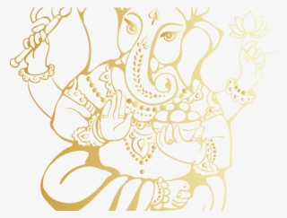 Eye Clipart Ganpati - Lord Ganesha Drawing Big #8010444