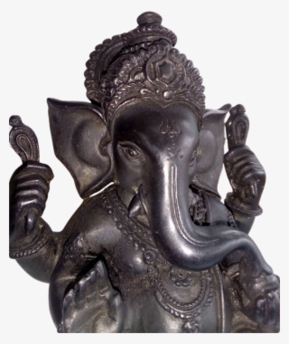Lord Ganesh Ji Black Murti - Statue #8010922