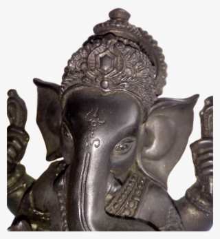Lord Ganesh Ji Black Murti - Statue #8010971