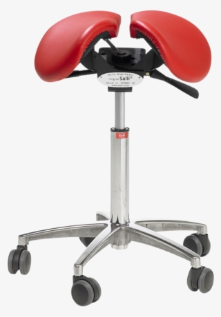 Front View Red - Split Saddle Chair #8011007