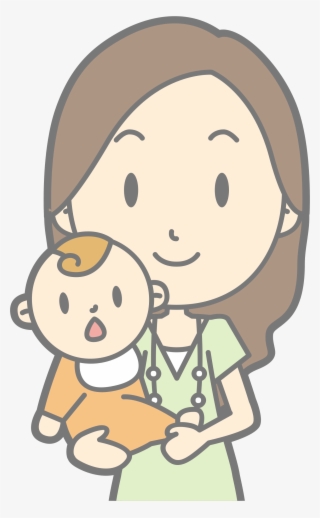 Big Image - Mother And Baby Drawing #8011439