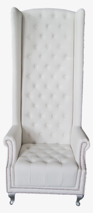 High Back Chairs Are My Fave More - White High Back Accent Chair #8011479