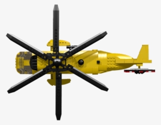 It Is A Classic Helicopter, Of Which There Are Many - Helicopter From Above Png #8011628