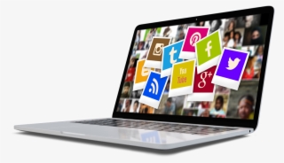 The Havoc Media Groups Social Media Marketing Report - Social Media Laptop Png #8011735